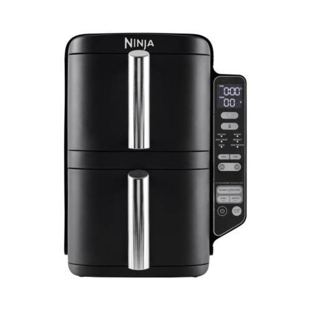 Ninja SL300EU fryer Double 7.6 L Stand-alone 2470 W Low fat fryer Black
