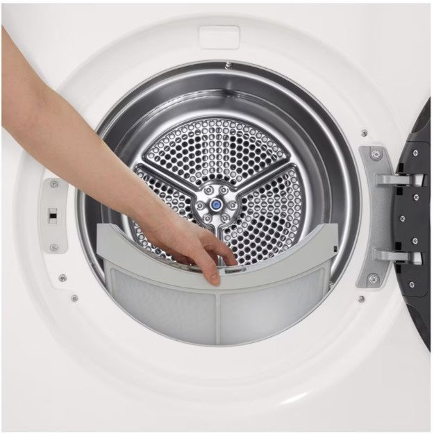 LG Dryer Machine with Heat Pump | RHX5009TWB | Energy efficiency class B | Front loading | 9 kg | LED | Depth 66 cm | Wi-Fi | Wh