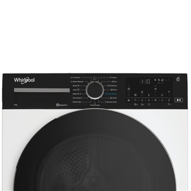 Whirlpool Dryer Machine | WP C8 WBS EE | Energy efficiency class C | Front loading | 8 kg | Digital | Depth 61 cm | Steam functi