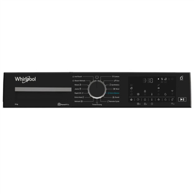 Whirlpool Dryer Machine | WP C8 WBS EE | Energy efficiency class C | Front loading | 8 kg | Digital | Depth 61 cm | Steam functi