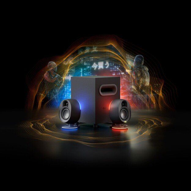 SteelSeries | Arena 7 | Bluetooth | Black | 89 dB | Computer Speakers | Wireless connection