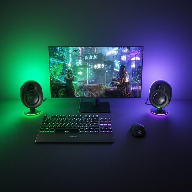 SteelSeries | Arena 7 | Bluetooth | Black | 89 dB | Computer Speakers | Wireless connection