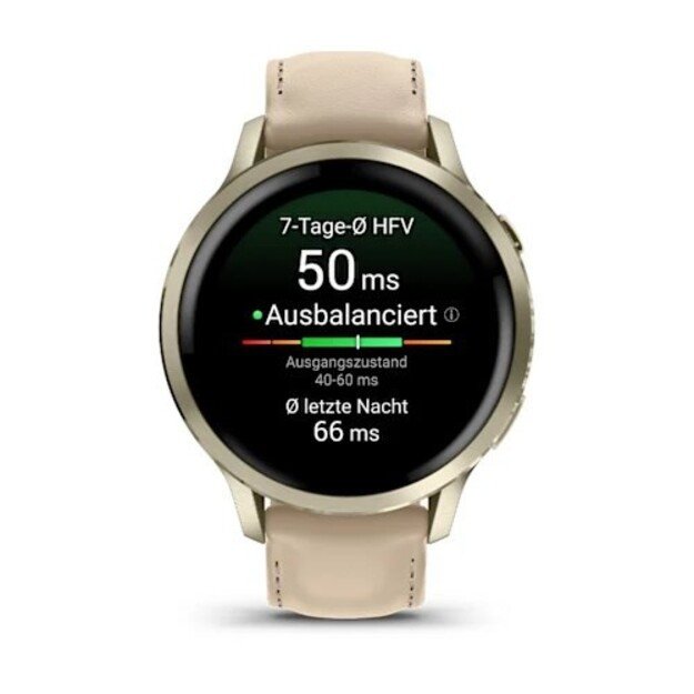 Garmin Venu 4 3.05 cm (1.2 ) AMOLED 41 mm Digital 390 x 390 pixels Touchscreen Gold Wi-Fi GPS (satellite)