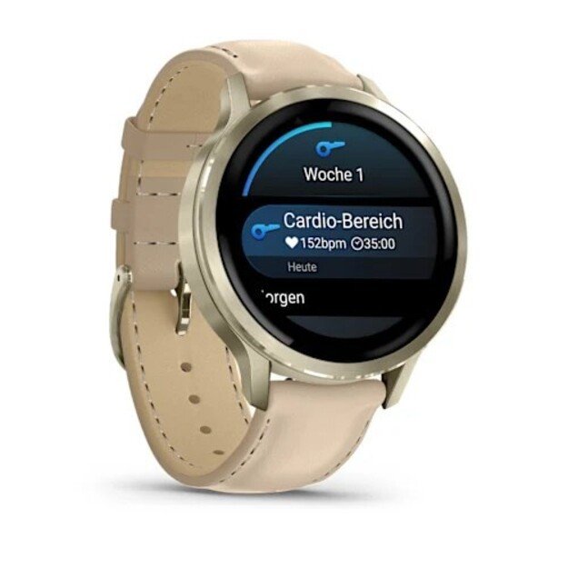 Garmin Venu 4 3.05 cm (1.2 ) AMOLED 41 mm Digital 390 x 390 pixels Touchscreen Gold Wi-Fi GPS (satellite)