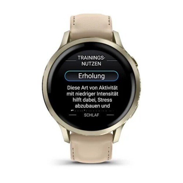 Garmin Venu 4 3.05 cm (1.2 ) AMOLED 41 mm Digital 390 x 390 pixels Touchscreen Gold Wi-Fi GPS (satellite)