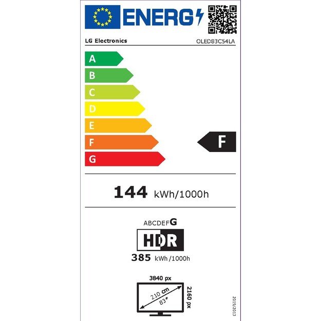 Televizorius 83  LG OLED83C54LA
