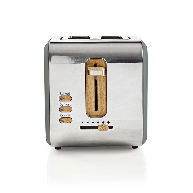 Toaster Nedis KABT510EGY Gray