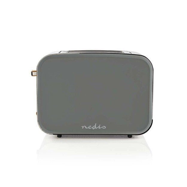 Toaster Nedis KABT510EGY Gray