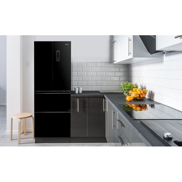Sam Cook French Door refrigerator-freezer 351 l E Black 1