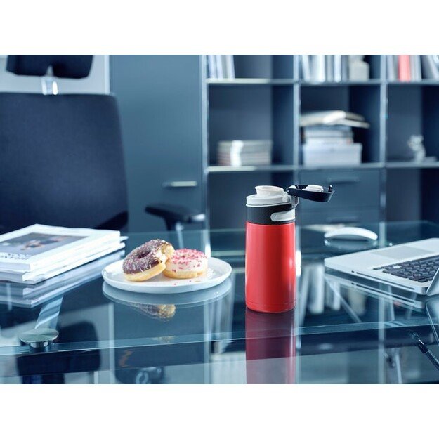 Leifheit 03245 travel mug 350 ml Black, Red Stainless steel 3