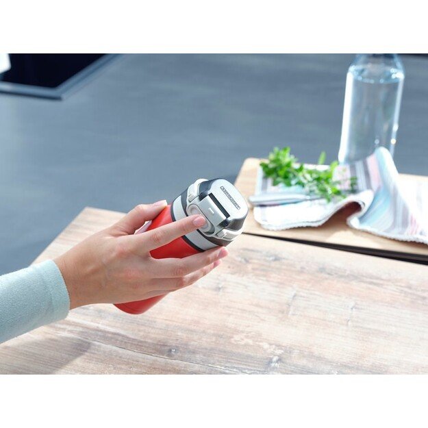 Leifheit 03245 travel mug 350 ml Black, Red Stainless steel 10