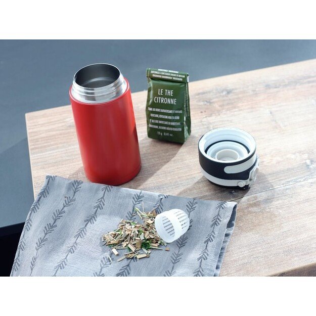 Leifheit 03245 travel mug 350 ml Black, Red Stainless steel 6