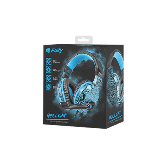 Fury | Wired | On-Ear | Gaming Headset | NFU-0863Hellcat 3