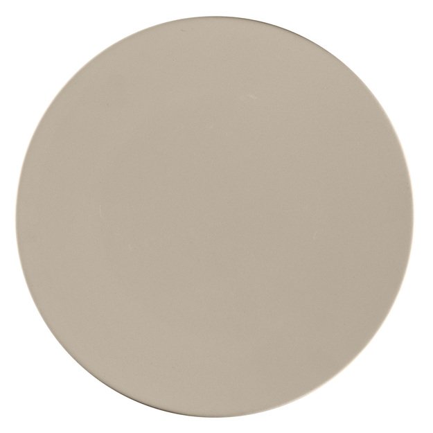 Flat plate, 29 cm, Earth Argila