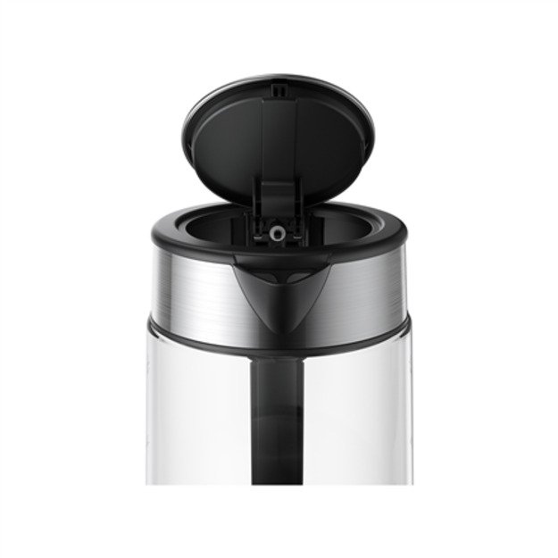 Xiaomi | Electric Glass Kettle EU | Electric | 2200 W | 1.7 L | Glass | 360&deg; rotational base | Black/Stainless Steel