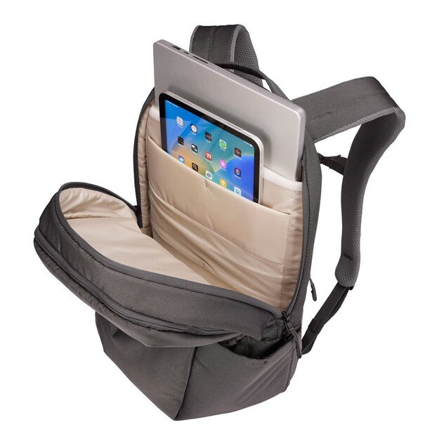 Thule | TSLB415 Subterra 2 | Laptop Backpack 21L | Fits up to size 16   | Backpack | Vetiver Gray | Shoulder strap 4