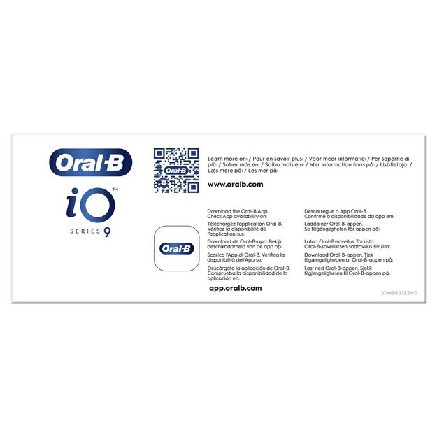 Oral-B iO 80363731 electric toothbrush Adult Rotating-oscillating toothbrush Black, Silver