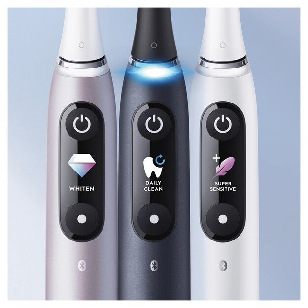Oral-B iO 80363731 electric toothbrush Adult Rotating-oscillating toothbrush Black, Silver