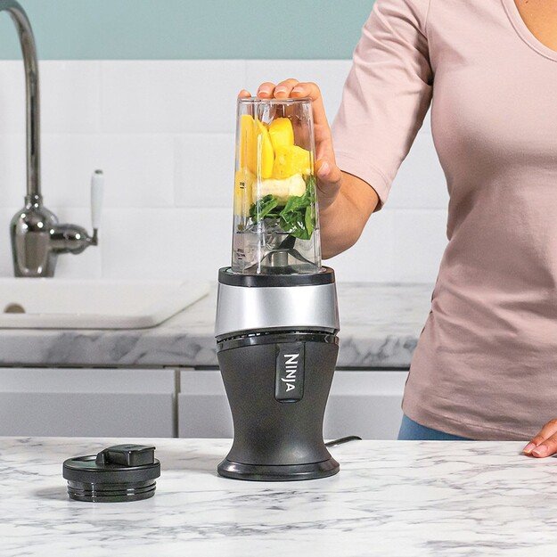 Ninja QB3001 0.47 L Tabletop blender 700 W Black, Silver