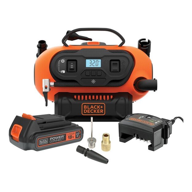 Black and Decker BDCINF18N-QS air compressor 160 l/min AC/Cigar lighter