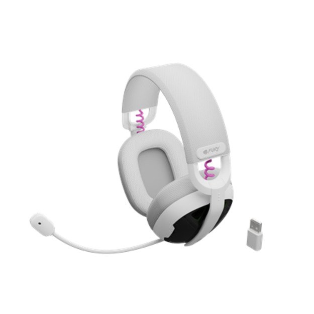 Fury | Gaming Headset | Fukiya F6 | Bluetooth | Over-Ear | Microphone | White | Wireless