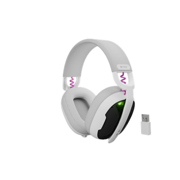 Fury | Gaming Headset | Fukiya F6 | Bluetooth | Over-Ear | Microphone | White | Wireless