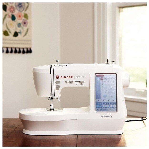 SINGER Sewing machine embroidery machine SE 9185 WiFi Electric current White 8