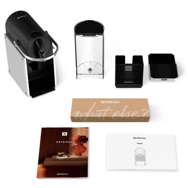 Delonghi | Coffee Maker | EN127.S Nespresso Pixie | Pump pressure 19 bar | Capsule | 1260 W | Silver