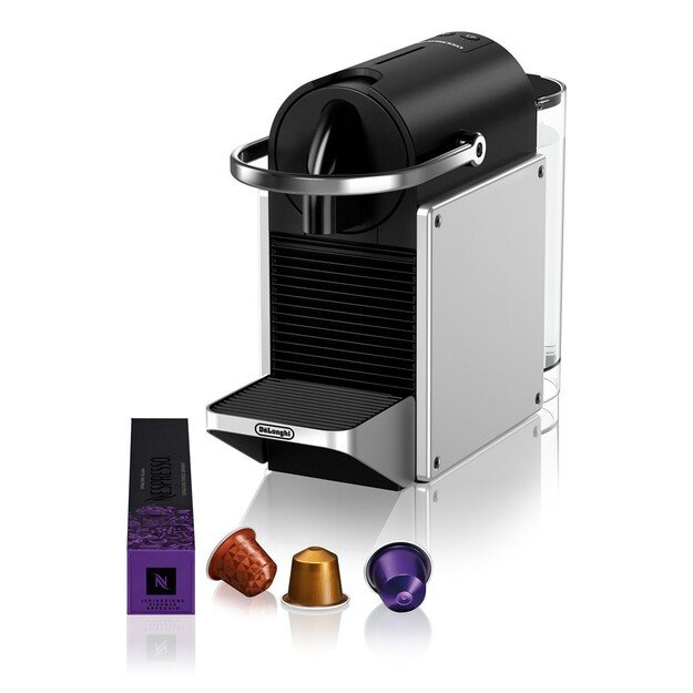 Delonghi | Coffee Maker | EN127.S Nespresso Pixie | Pump pressure 19 bar | Capsule | 1260 W | Silver