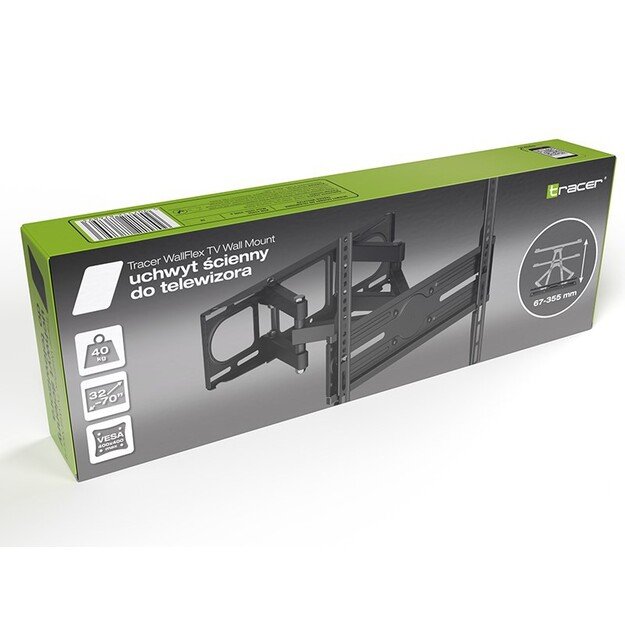 Tracer WallFlex LCD/LED TV Mount, Black