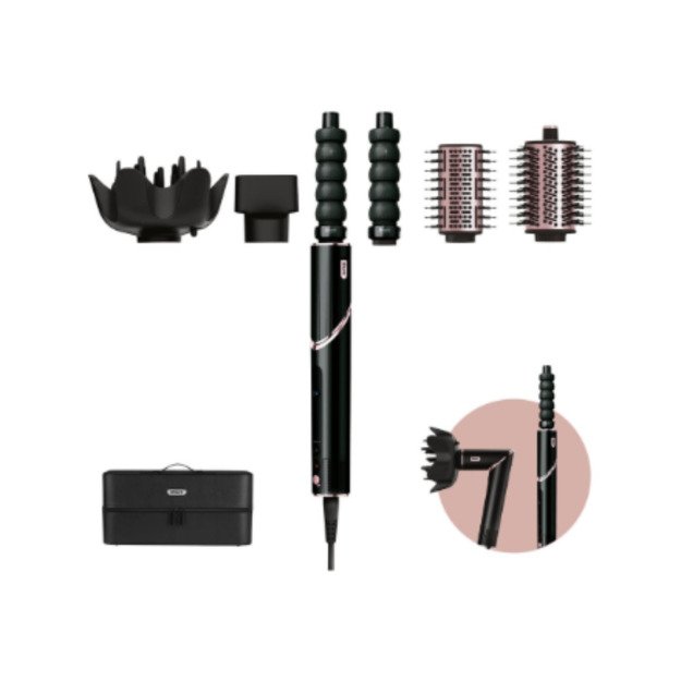 Shark | 5-in-1 Hair Dryer | HD446EU FlexStyle | 1650 W | Number of temperature settings 3 | Black | Diffuser nozzle