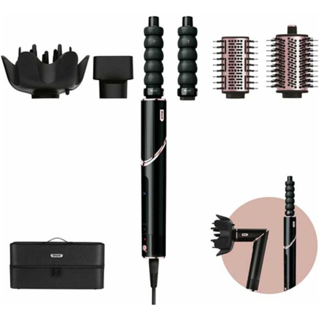 Shark | 5-in-1 Hair Dryer | HD446EU FlexStyle | 1650 W | Number of temperature settings 3 | Black | Diffuser nozzle