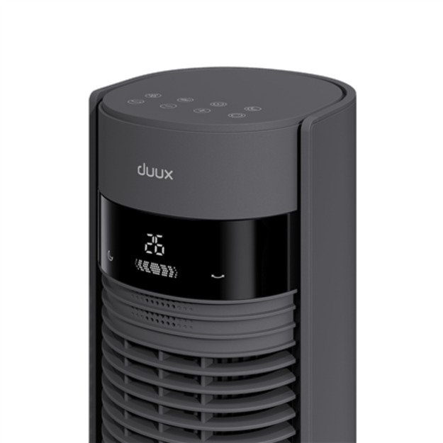 Duux | Fan | Elevate | Smart Tower Fan | 4.5-40 W | Number of speeds 12 | Oscillation | Remote control | Grey