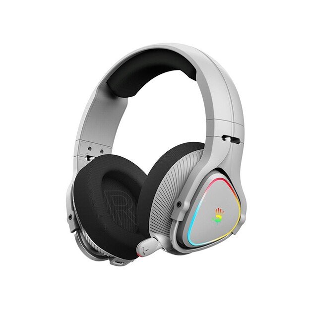 A4Tech 47752 Bloody MR710 RGB Gaming Wireless Headset, Grey
