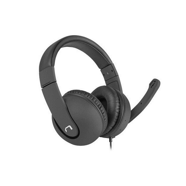 NATEC NSL-1452 Natec HEADPHONES RHEA with MICROPHONE BLACK