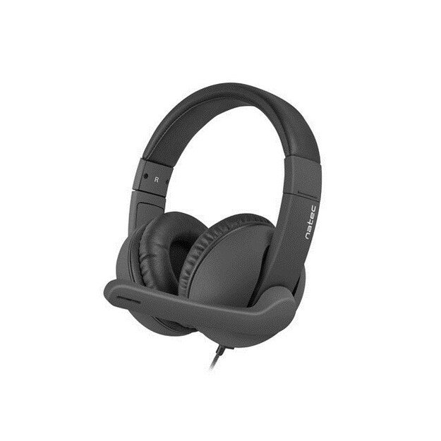 NATEC NSL-1452 Natec HEADPHONES RHEA with MICROPHONE BLACK