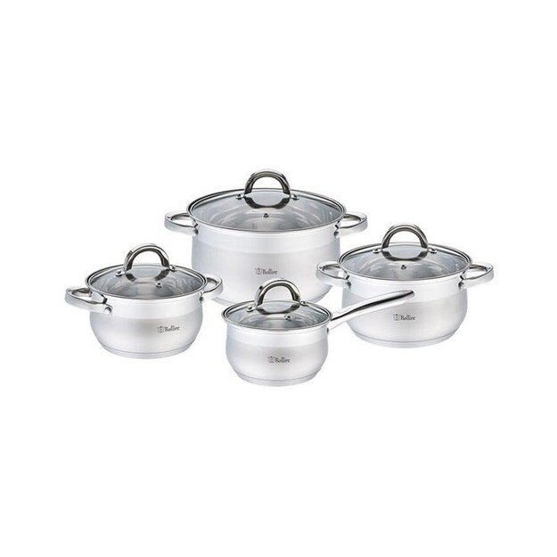 POT SET 8PCS MONZA BR-4008