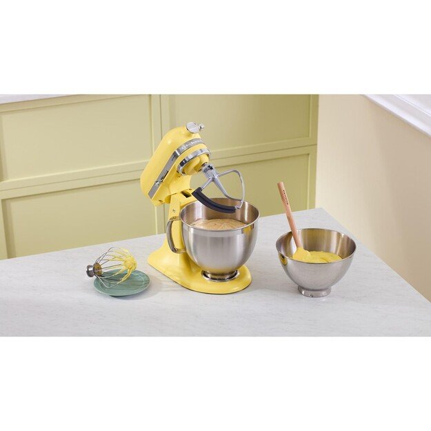 KitchenAid 5KSM195PSEBT mixer Stand mixer 300 W Stainless steel, Yellow
