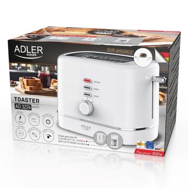 Duonos skrudintuvė ADLER AD-3224W