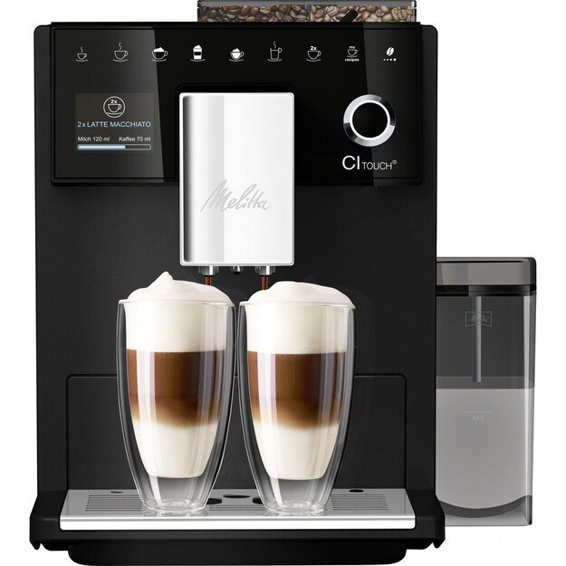 MELITTA F630&ndash;112 CI TOUCH automatinis kavos aparatas, juoda