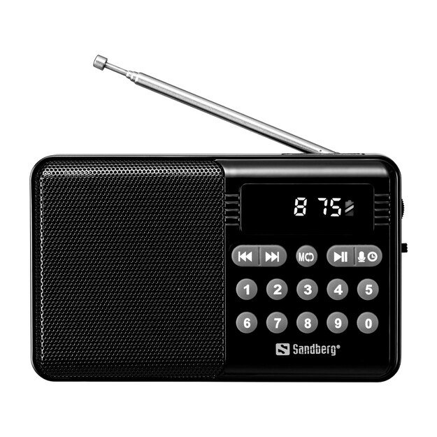 Sandberg 421-18 Speaker Radio FM+BT Recharge 4