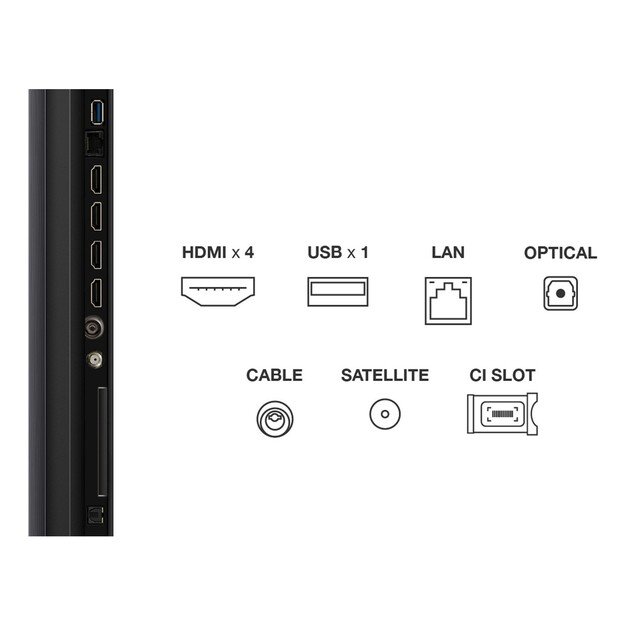 TCL 65C69K TV 165.1 cm (65 ) 4K Ultra HD Smart TV Wi-Fi Metallic