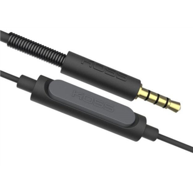 Koss | Headphones | KPH30iK | Wired | On-Ear | Microphone | Stealth Grey