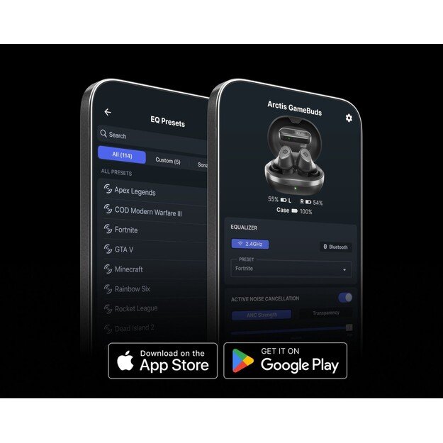 Steelseries Arctis Gamebuds Headset Wireless In-ear Gaming Bluetooth Black 3