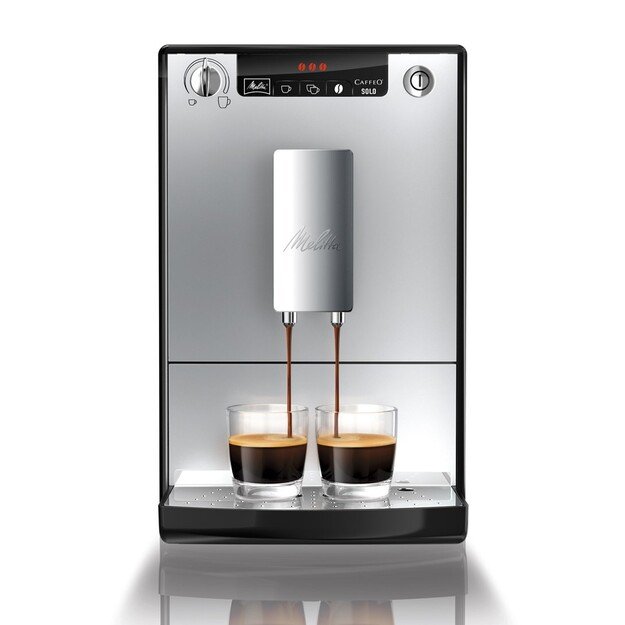 MELITTA E950-203 SOLO automatinis kavos aparatas, sidabro spalva