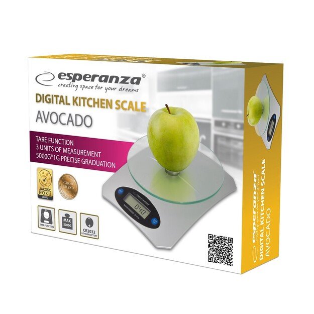 Esperanza EKS006 Electronic kitchen scale Rectangle 1