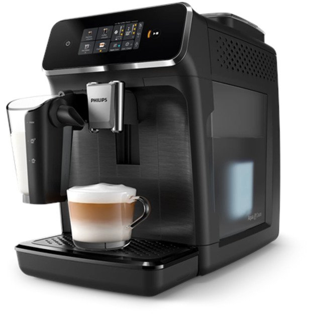 Philips Coffee Maker | EP2330/102300 series | Pump pressure 15 bar | Built-in milk frother | Fully Automatic | Black