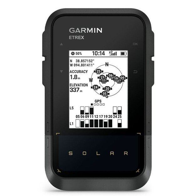 Nawigacja turystyczna Garmin eTrex SE GPS Solar Czarny/Szary + Czujnik Garmin HRM Dual