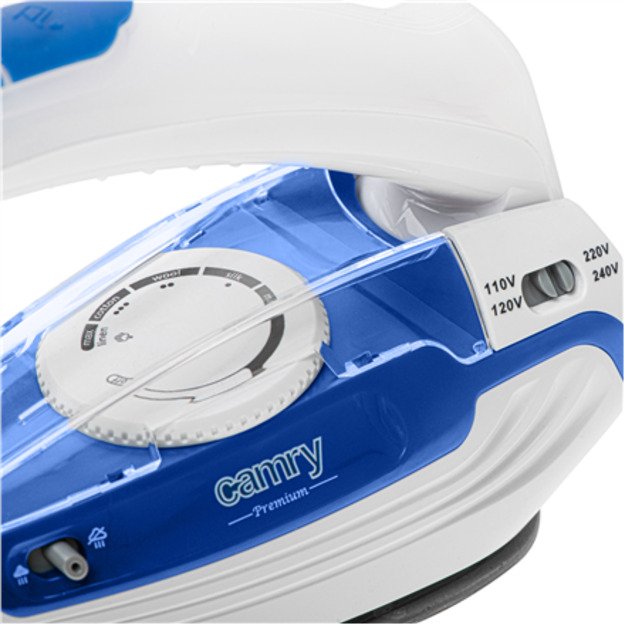 Camry CR 5040 | Steam travel iron | 1600 W | Water tank capacity 80 ml | Continuous steam 10 g