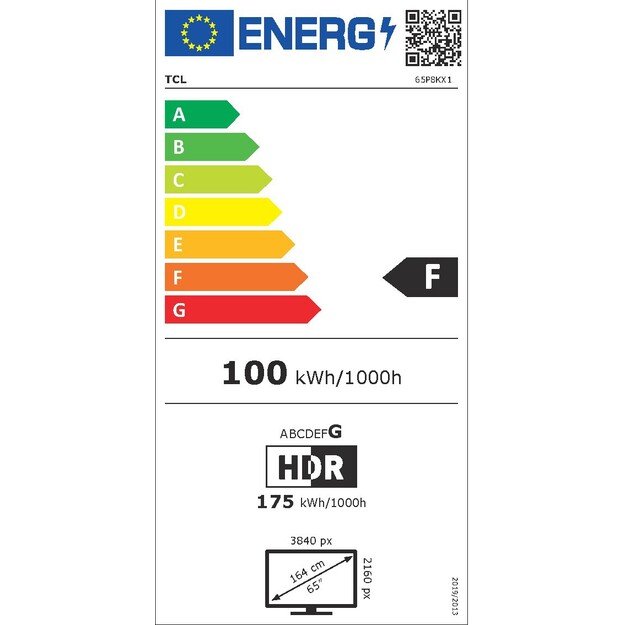 TCL P8K 65P8K TV 165,1 cm (65 ) 4K Ultra HD Smart TV Wi-Fi Metallic 350 cd/m&sup2;